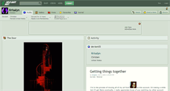 Desktop Screenshot of krisalyn.deviantart.com