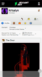 Mobile Screenshot of krisalyn.deviantart.com