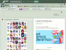 Tablet Screenshot of nid15.deviantart.com