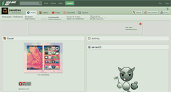 Desktop Screenshot of nanatrex.deviantart.com