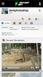 Mobile Screenshot of darkphotoshop.deviantart.com