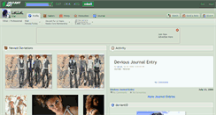 Desktop Screenshot of lallal.deviantart.com