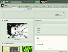 Tablet Screenshot of lolita23.deviantart.com