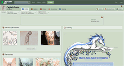 Desktop Screenshot of captainpuma.deviantart.com
