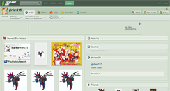 Desktop Screenshot of girfan215.deviantart.com