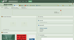 Desktop Screenshot of dexter-scooter.deviantart.com