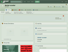 Tablet Screenshot of dexter-scooter.deviantart.com