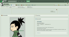 Desktop Screenshot of gin-nara.deviantart.com