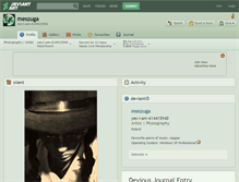 Tablet Screenshot of meszuga.deviantart.com