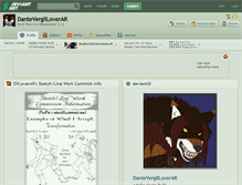 Tablet Screenshot of dantevergilloverar.deviantart.com