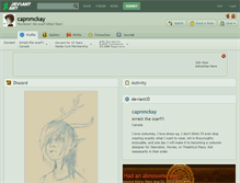 Tablet Screenshot of capnmckay.deviantart.com