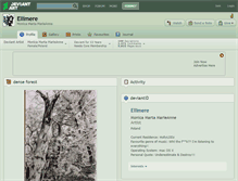 Tablet Screenshot of ellimere.deviantart.com