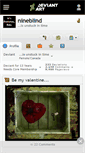 Mobile Screenshot of nineblind.deviantart.com