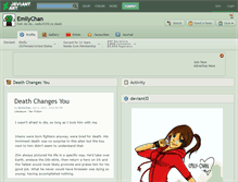 Tablet Screenshot of emilychan.deviantart.com