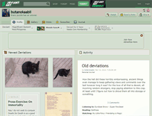 Tablet Screenshot of butanokaabii.deviantart.com