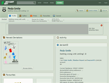 Tablet Screenshot of pedo-smile.deviantart.com