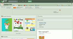 Desktop Screenshot of hamtaro-club.deviantart.com