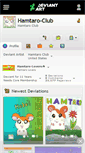 Mobile Screenshot of hamtaro-club.deviantart.com