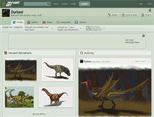 Tablet Screenshot of durbed.deviantart.com