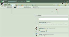 Desktop Screenshot of insert-food.deviantart.com