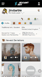 Mobile Screenshot of jinxbarbie.deviantart.com