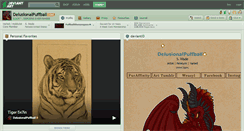 Desktop Screenshot of delusionalpuffball.deviantart.com