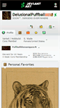Mobile Screenshot of delusionalpuffball.deviantart.com