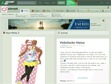 Tablet Screenshot of akinoeki.deviantart.com