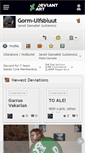 Mobile Screenshot of gorm-ulfsbluut.deviantart.com