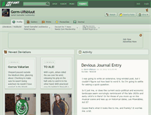 Tablet Screenshot of gorm-ulfsbluut.deviantart.com