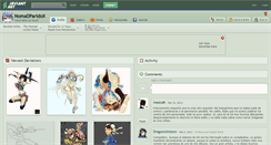 Desktop Screenshot of nomadparidox.deviantart.com