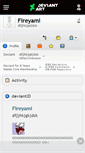 Mobile Screenshot of fireyami.deviantart.com