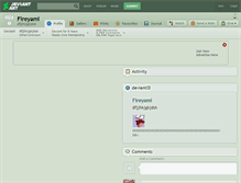Tablet Screenshot of fireyami.deviantart.com