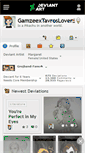 Mobile Screenshot of gamzeextavroslover.deviantart.com