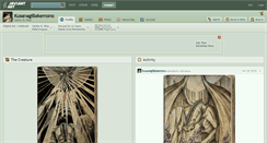 Desktop Screenshot of kusanagibakemono.deviantart.com