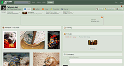 Desktop Screenshot of calypso-ash.deviantart.com