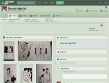 Tablet Screenshot of eternal-nightfall.deviantart.com