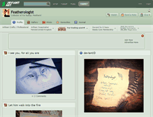 Tablet Screenshot of featherologist.deviantart.com