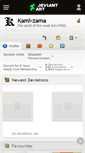Mobile Screenshot of kami-zama.deviantart.com