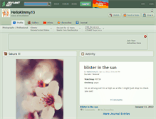 Tablet Screenshot of hellokimmy13.deviantart.com