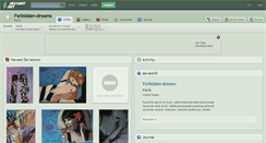 Desktop Screenshot of forbidden-dreams.deviantart.com