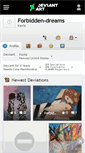 Mobile Screenshot of forbidden-dreams.deviantart.com