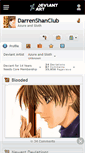 Mobile Screenshot of darrenshanclub.deviantart.com