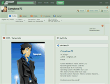 Tablet Screenshot of comatove73.deviantart.com