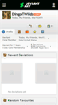 Mobile Screenshot of dingotwilds.deviantart.com