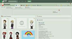 Desktop Screenshot of flip-out-girl.deviantart.com