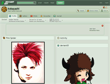 Tablet Screenshot of kobayashi.deviantart.com