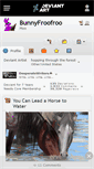 Mobile Screenshot of bunnyfroofroo.deviantart.com