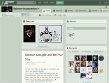 Tablet Screenshot of batman-incorporated.deviantart.com