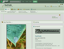 Tablet Screenshot of paulchubb.deviantart.com